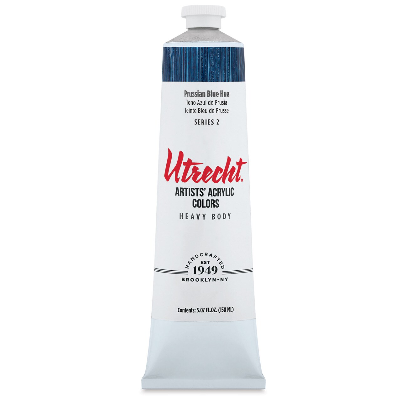 Utrecht Artists' Acrylic Paint - Prussian Blue Hue, 5 oz Tube